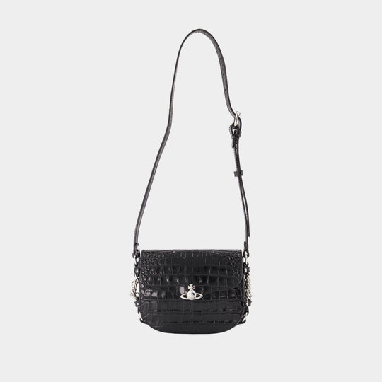 Hunter Crossbody - Vivienne Westwood - Leather - Black