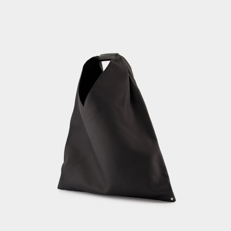 Classic Japanese Bag - MM6 Maison Margiela - Leather - Black