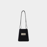 Numbers Vertical Mini Bag - MM6 Maison Margiela - Leather - Black