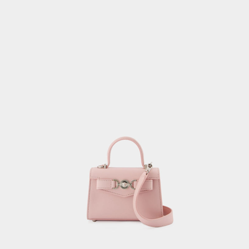 Mini Medusa 95 Crossbody - Versace - Leather - Pink