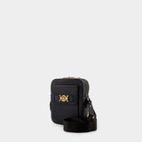 Medusa Biggie Crossbody - Versace - Leather - Black