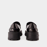 Alia Flat Shoes - Versace - Leather - Black