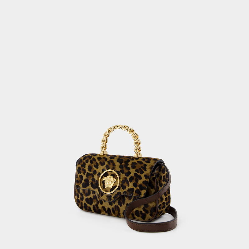 La Medusa Crossbody - Versace - Leather - Brown