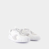 Sneakers - Versace - Leather - White