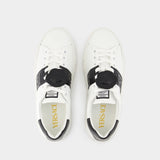 Sneakers - Versace - Leather - White