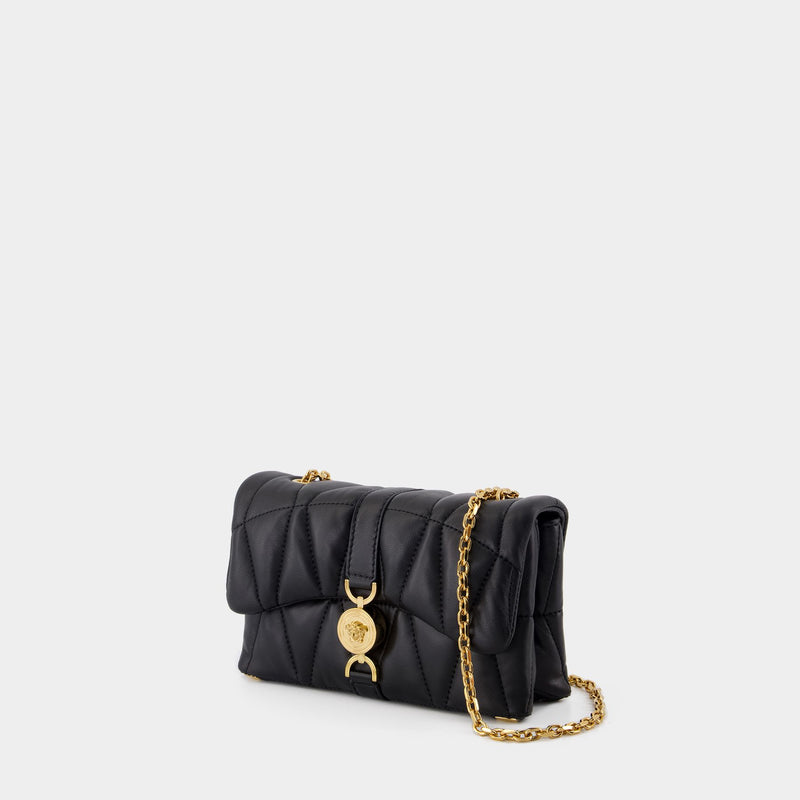 Kleio Mini Shoulder Bag - Versace - Leather - Black