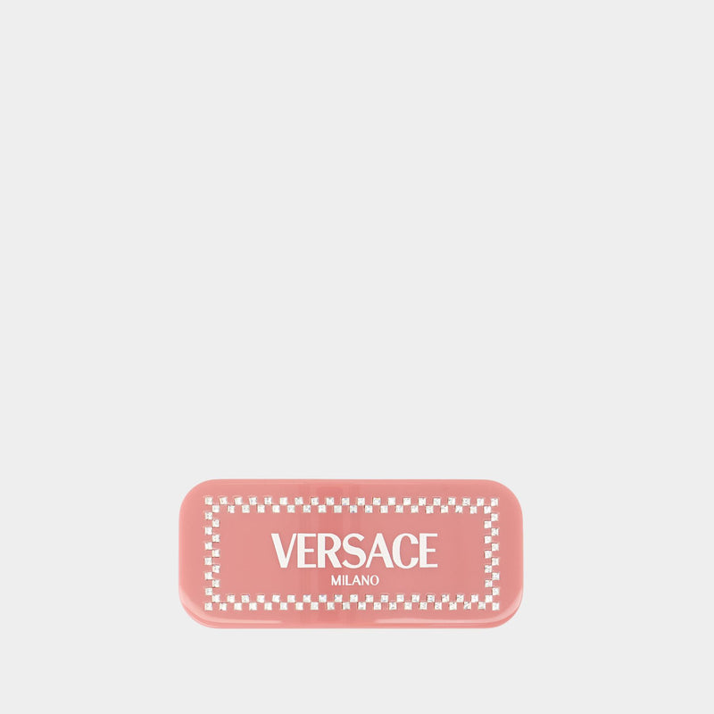 Hair clip - Versace - Pvc - Pink