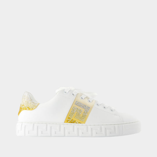 Free Bio Sneakers - Versace - Silk - White