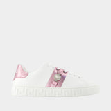 Trainers - Versace - Synthetic - Pink