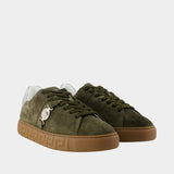 Biggie Accessories Sneakers - Versace - Leather - Khaki