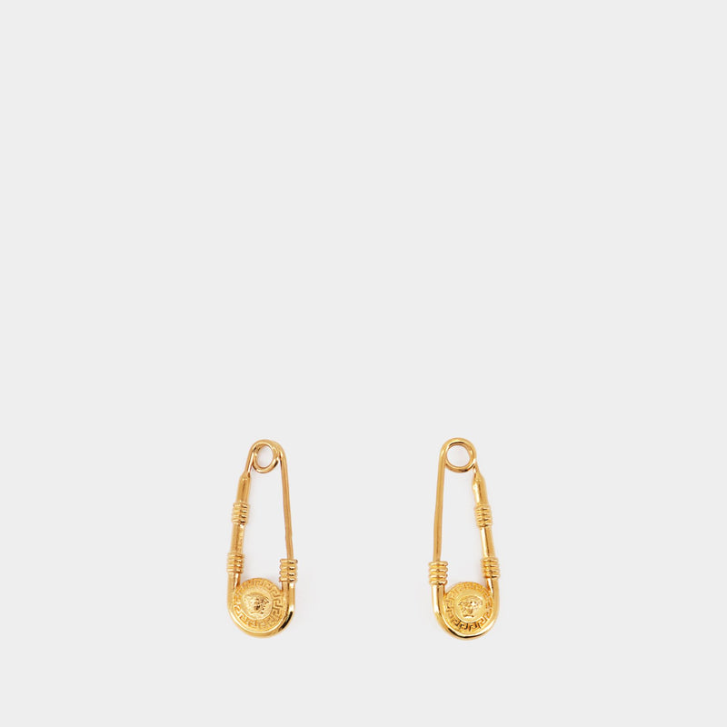 Medusa Earrings - Versace - Metal - Gold