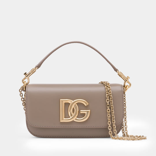 Wallet On Chain 3.5 - Dolce&Gabbana - Leather - Beige
