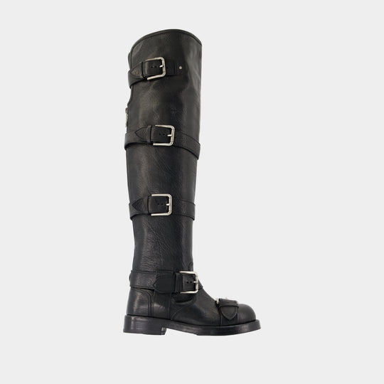 Stivale Boots - Dolce&Gabbana - Leather - Black