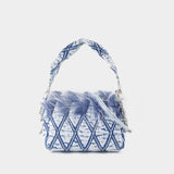 Charm-D Medium Shoulder Bag - DIESEL - Cotton - Blue