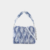 Charm-D Medium Shoulder Bag - DIESEL - Cotton - Blue