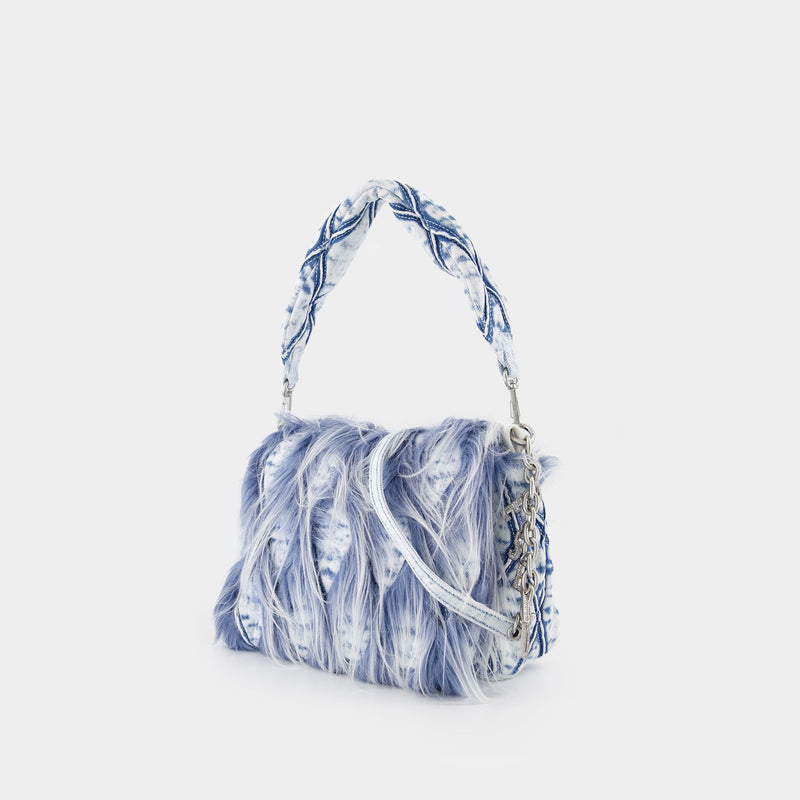 Charm-D Medium Shoulder Bag - DIESEL - Cotton - Blue