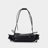 Scrunch-D Medium Shoulder Bag - DIESEL - Leather - Black