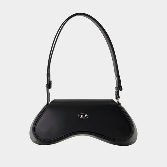 Play Shoulder Bag - DIESEL - Leather - Black