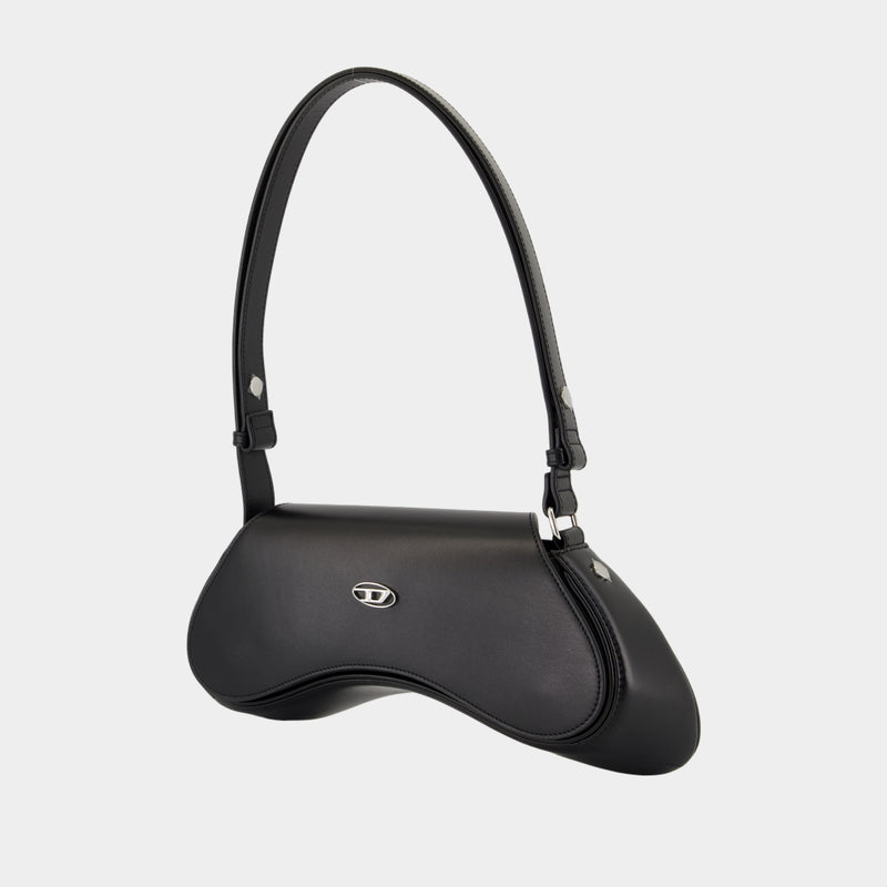 Play Shoulder Bag - DIESEL - Leather - Black