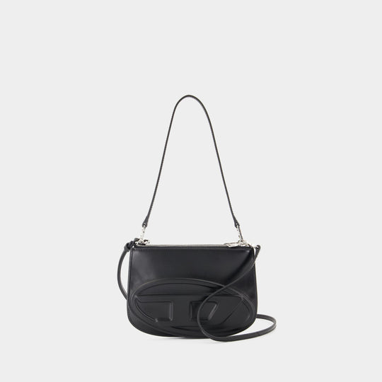 1DR Twin Shoulder Bag - DIESEL - Leather - Black