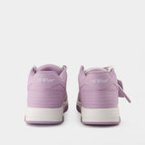 Out Of Office Sneakers - OFF WHITE - Leather - Purple