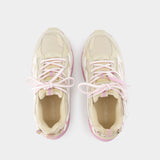 Ow Be Right Sneakers - OFF WHITE - Leather - Beige