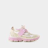 Ow Be Right Sneakers - OFF WHITE - Leather - Beige