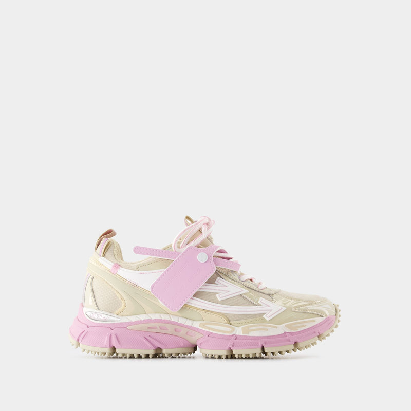 Ow Be Right Sneakers - OFF WHITE - Leather - Beige