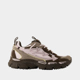 Ow Be Right Back Sneakers - OFF WHITE - Leather - Brown