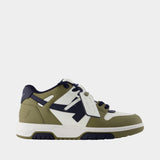 Out Of Office Sneakers - OFF WHITE - Leather - Khaki