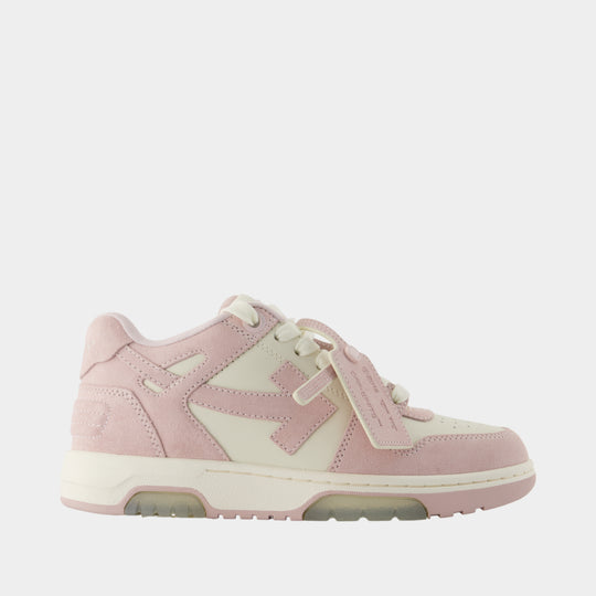 Out Of Office Sneakers - OFF WHITE - Leather - Pink