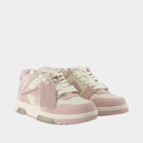 Out Of Office Sneakers - OFF WHITE - Leather - Pink