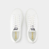 Sneakers - Versace - Leather - White