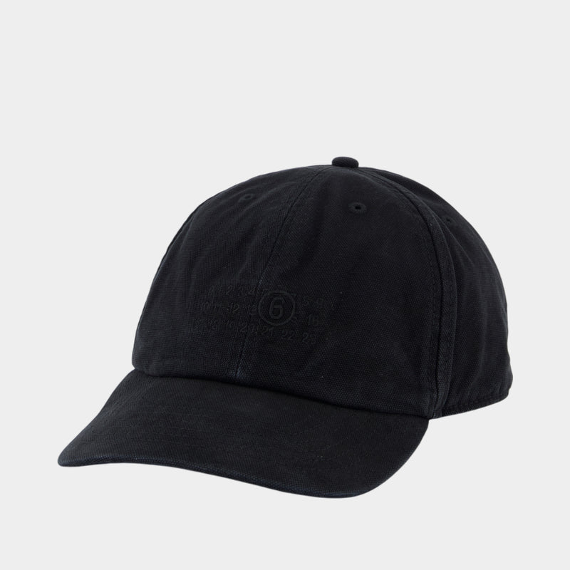 Cap - MM6 Maison Margiela - Cotton - Black