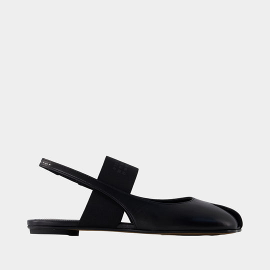 Sandals - MM6 Maison Margiela - Leather - Black