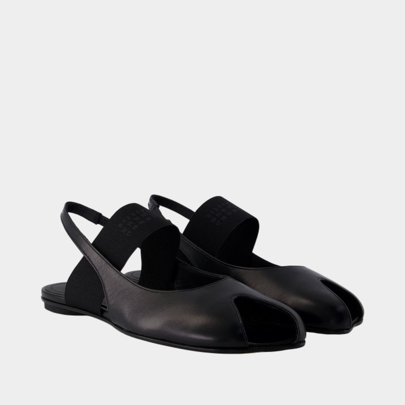 Sandals - MM6 Maison Margiela - Leather - Black