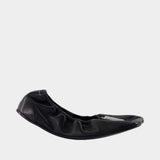 Ballerinas - MM6 Maison Margiela - Leather - Black
