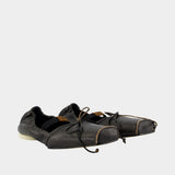 Ballerinas - MM6 Maison Margiela - Leather - Brown