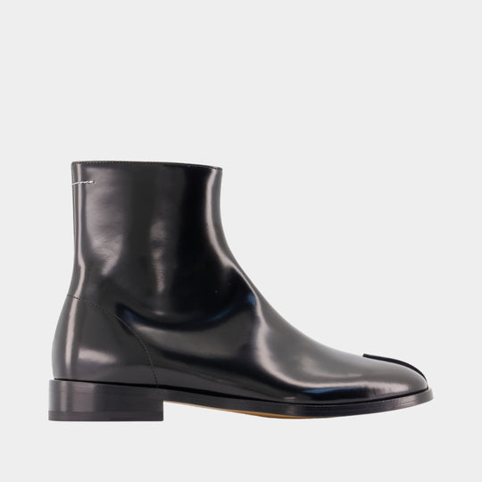 Ankle Boots - MM6 Maison Margiela - Leather - Black