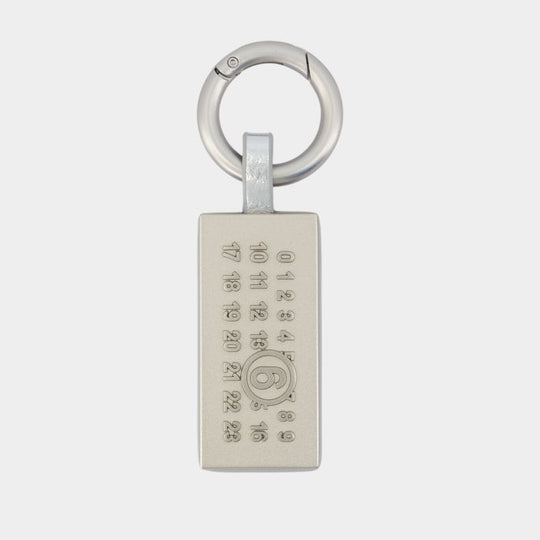 Keychain - MM6 Maison Margiela - Synthetic - Silver