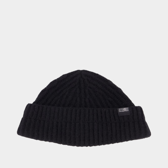 Beanie - MM6 Maison Margiela - Wool - Black