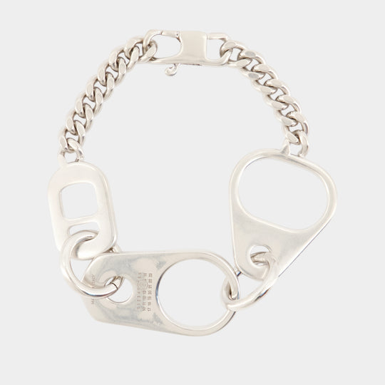 Closure Bracelet - MM6 Maison Margiela - Metal - Silver