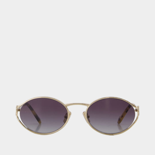 0mu 52ys Sunglasses - Miu Miu - Acetate - Black