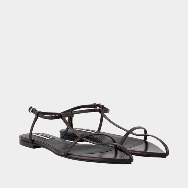 Sandals - Jil Sander - Leather - Black
