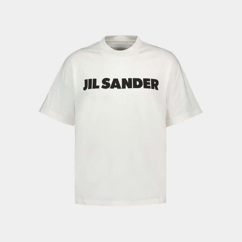 Ss T-Shirt - Jil Sander - Cotton - Porcelain