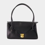 East West Shoulder Bag - Marni - Leather - Black