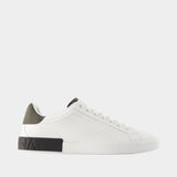 Portofino Custom Sneakers - Dolce&Gabbana - Leather - White