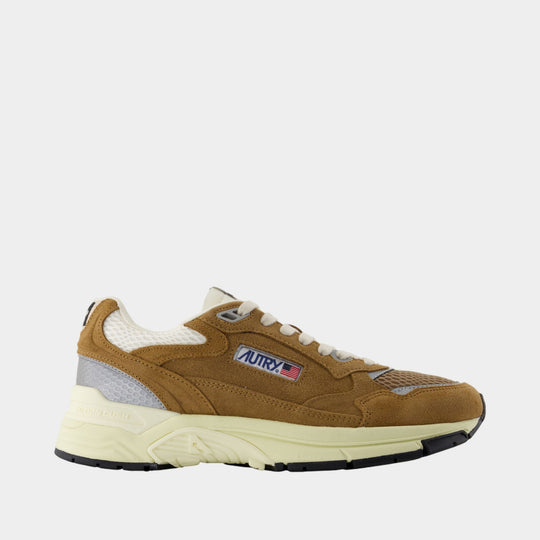 Hyperway Sneakers - Autry - Leather - Khaki