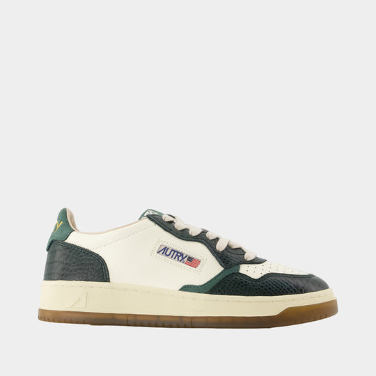 Medalist Low Sneakers - Autry - Leather - Green