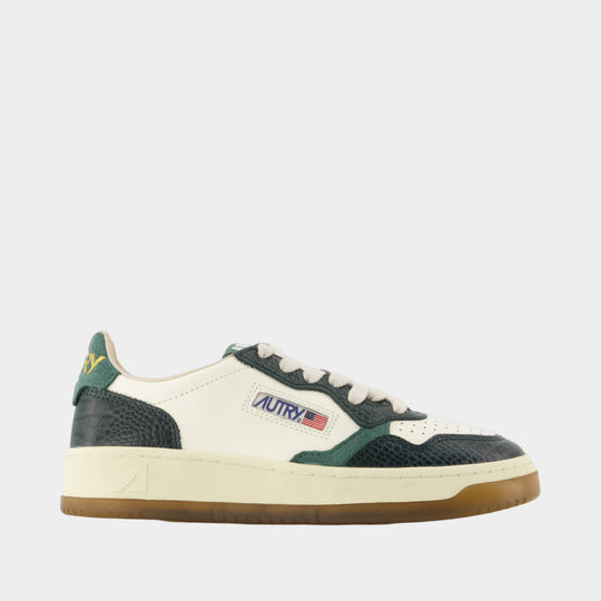 Medalist Low Sneakers - Autry - Leather - Green